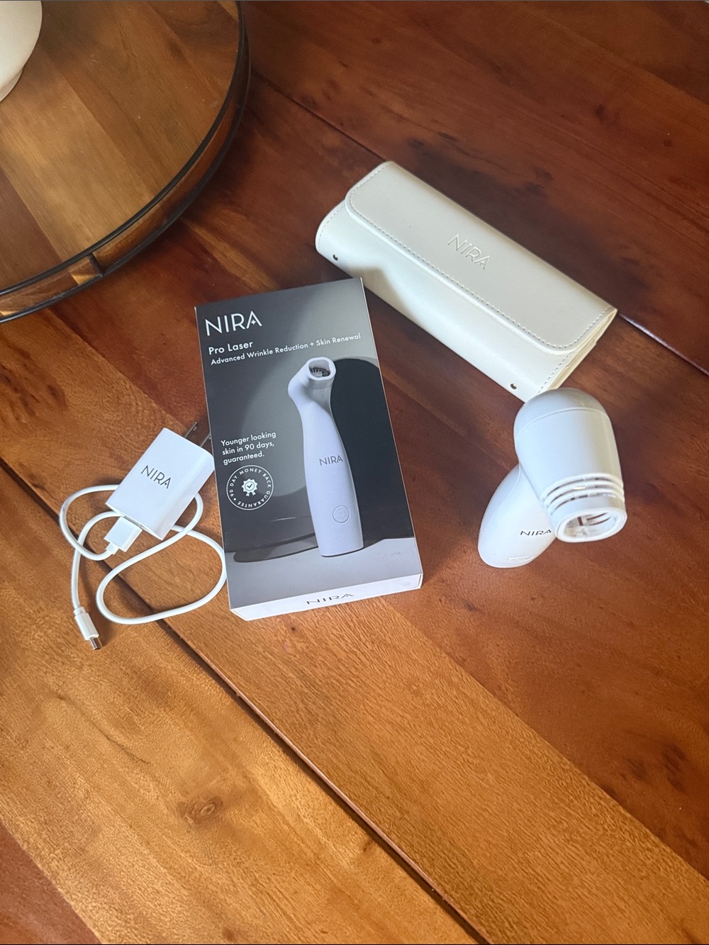 NIRA Pro Laser Skin Renewal Device in White